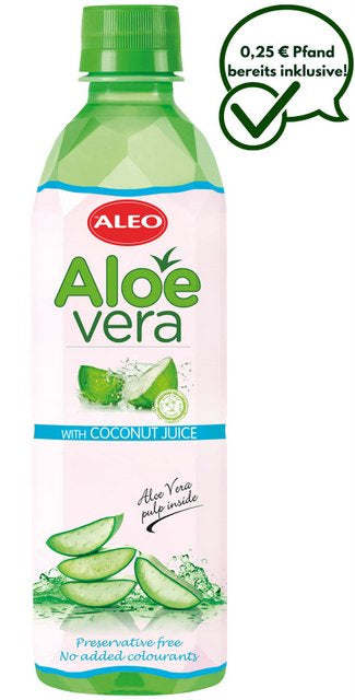 ALEO Aloe Vera Kokos 0,5L – ALEO Aloe-Vera-Getränke