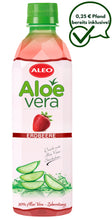 Lade das Bild in den Galerie-Viewer, ALEO Aloe Vera Erdbeere 0,5L
