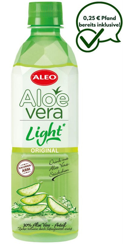 ALEO Aloe Vera Light 0,5L – ALEO Aloe-Vera-Getränke