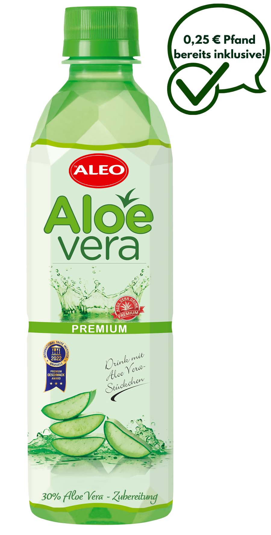 ALEO Aloe Vera Premium 0,5L – ALEO Aloe-Vera-Getränke