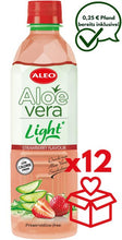 Lade das Bild in den Galerie-Viewer, ALEO LIGHT Aloe Vera Erdbeere 0,5L