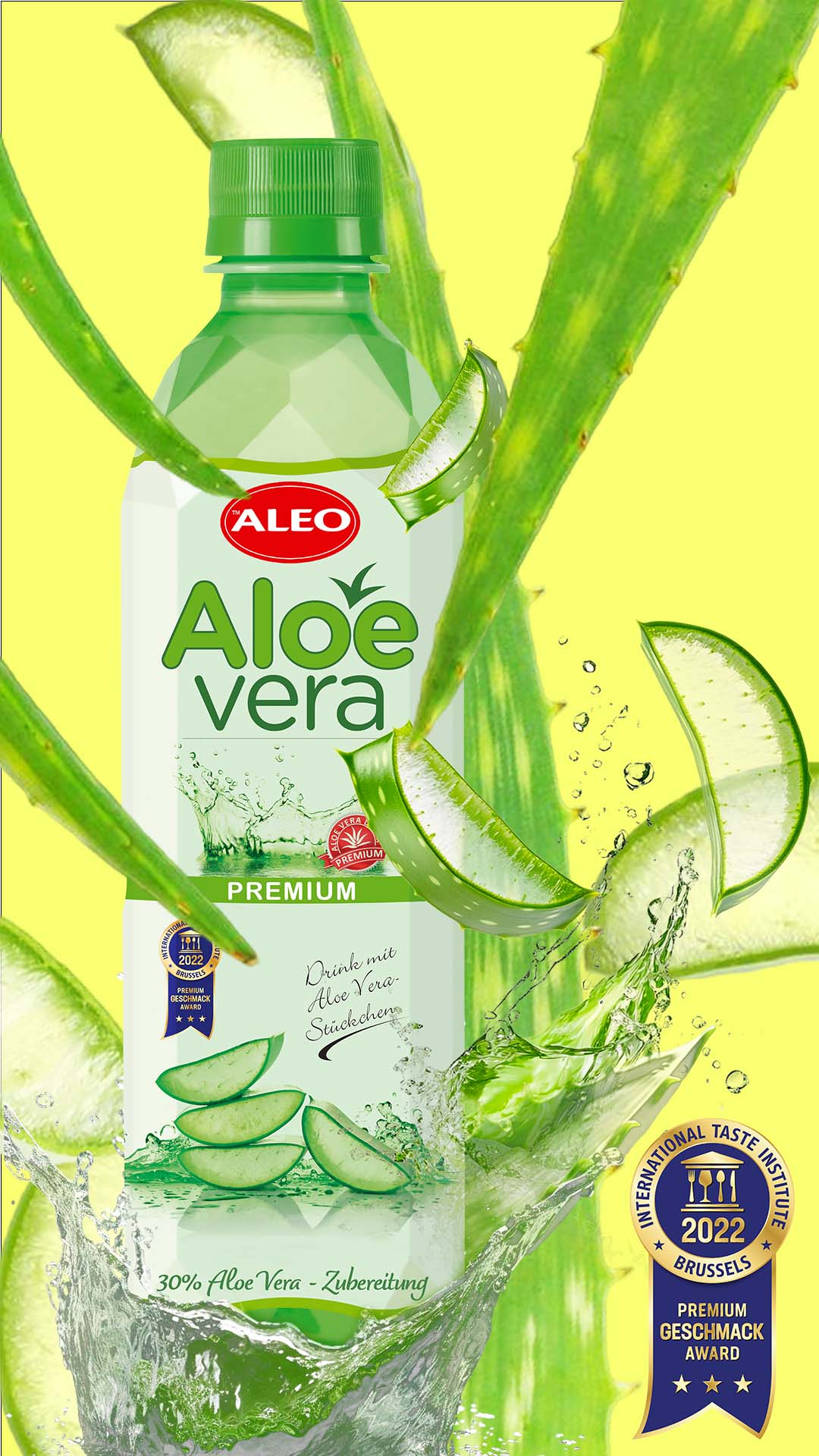 ALEO Aloe Vera Premium 0,5L – ALEO Aloe-Vera-Getränke