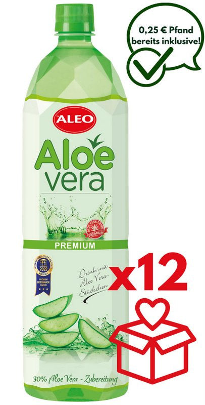 ALEO Aloe Vera Premium 1,5L – ALEO Aloe-Vera-Getränke