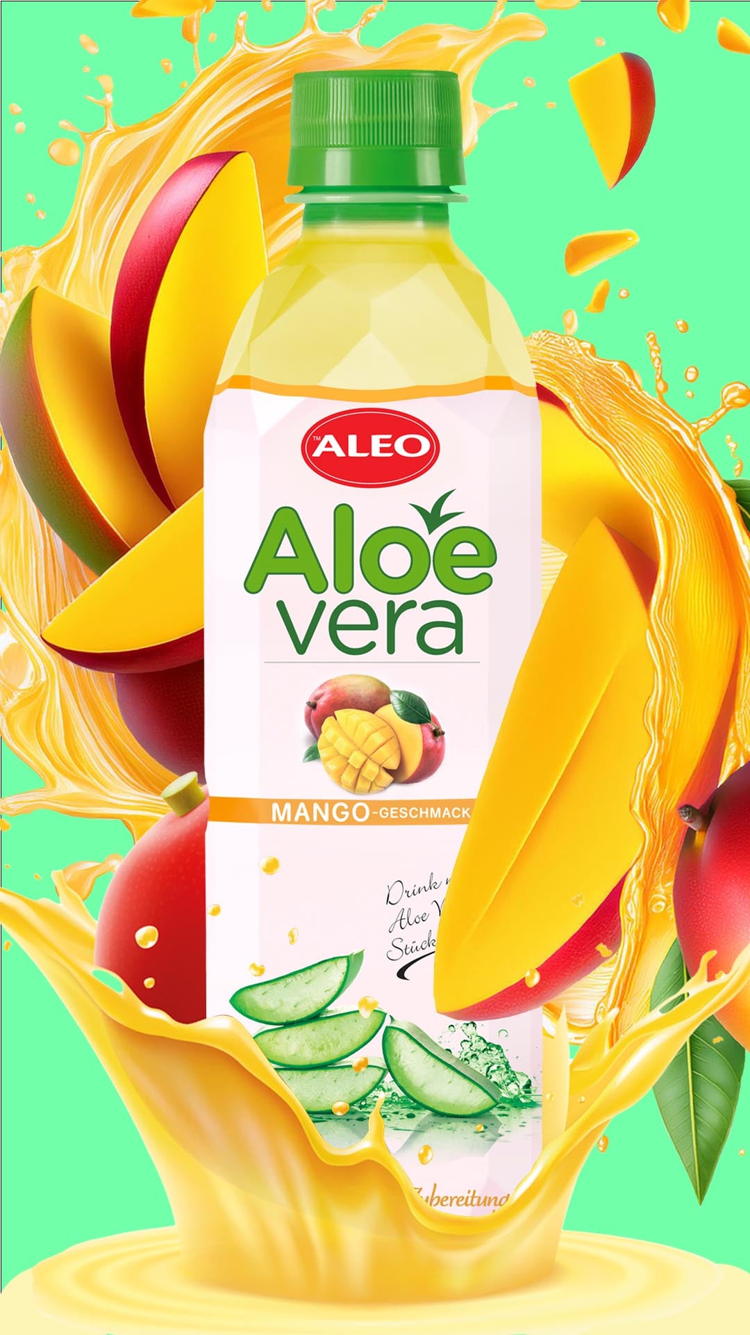rewe aloe vera getränk ALEO Aloe Vera Mango 0,5L – ALEO Aloe-Vera-Getränke